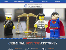Tablet Screenshot of frankrothman.com